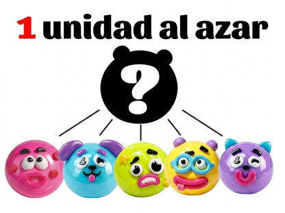 Squishy Antiestrés de Maltosa Semilíquida – Caras Divertidas