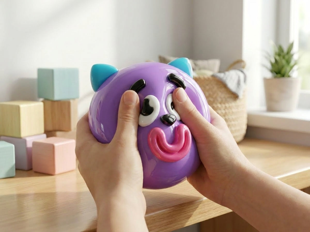 Squishy Antiestrés de Maltosa Semilíquida – Caras Divertidas