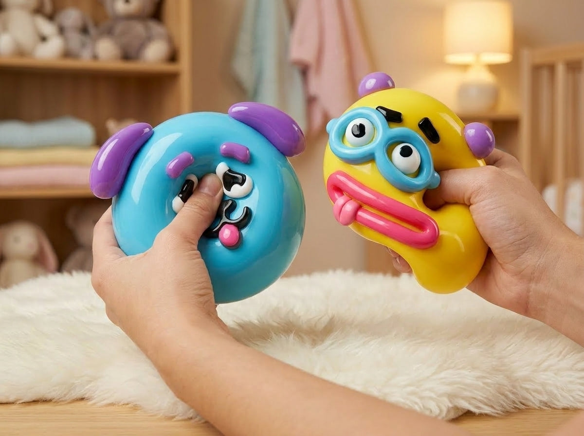 Squishy Antiestrés de Maltosa Semilíquida – Caras Divertidas