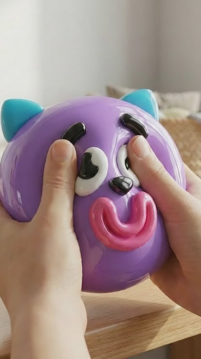 Squishy Antiestrés de Maltosa Semilíquida – Caras Divertidas